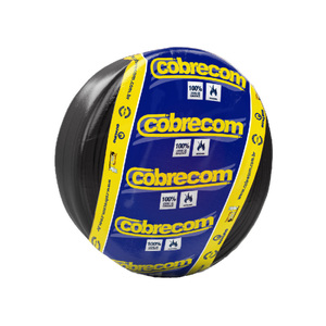 Cabo Flexível 4mm 100m Preto 750V Cobrecom